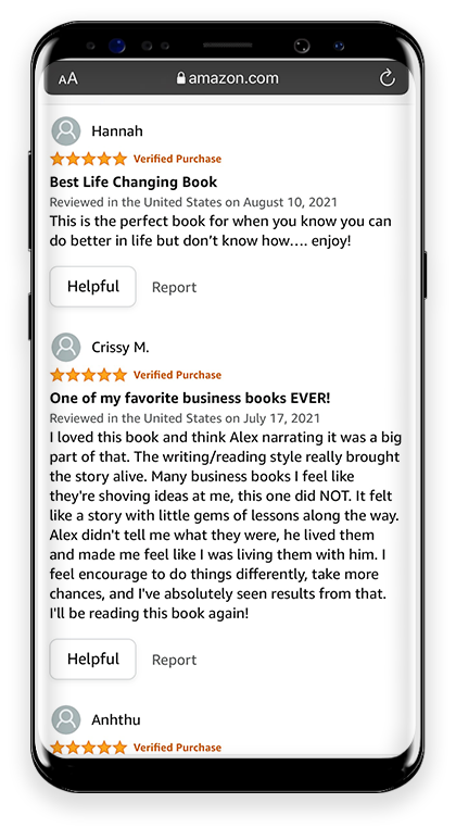 5 Stars Best Life Changing Book 5 Stars One of my favorite business books ever